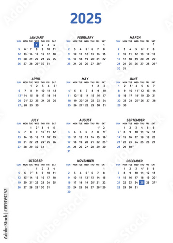 Calendar 2025 EN
