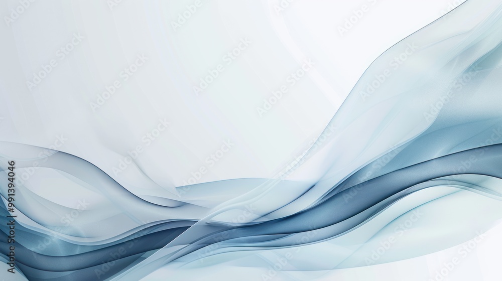 Abstract Blue Waves Background Abstract Blue Waves Background