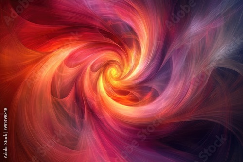 Abstract love concept visualized through swirling colors and intertwined shapes, representing the complexity and beauty of human connections