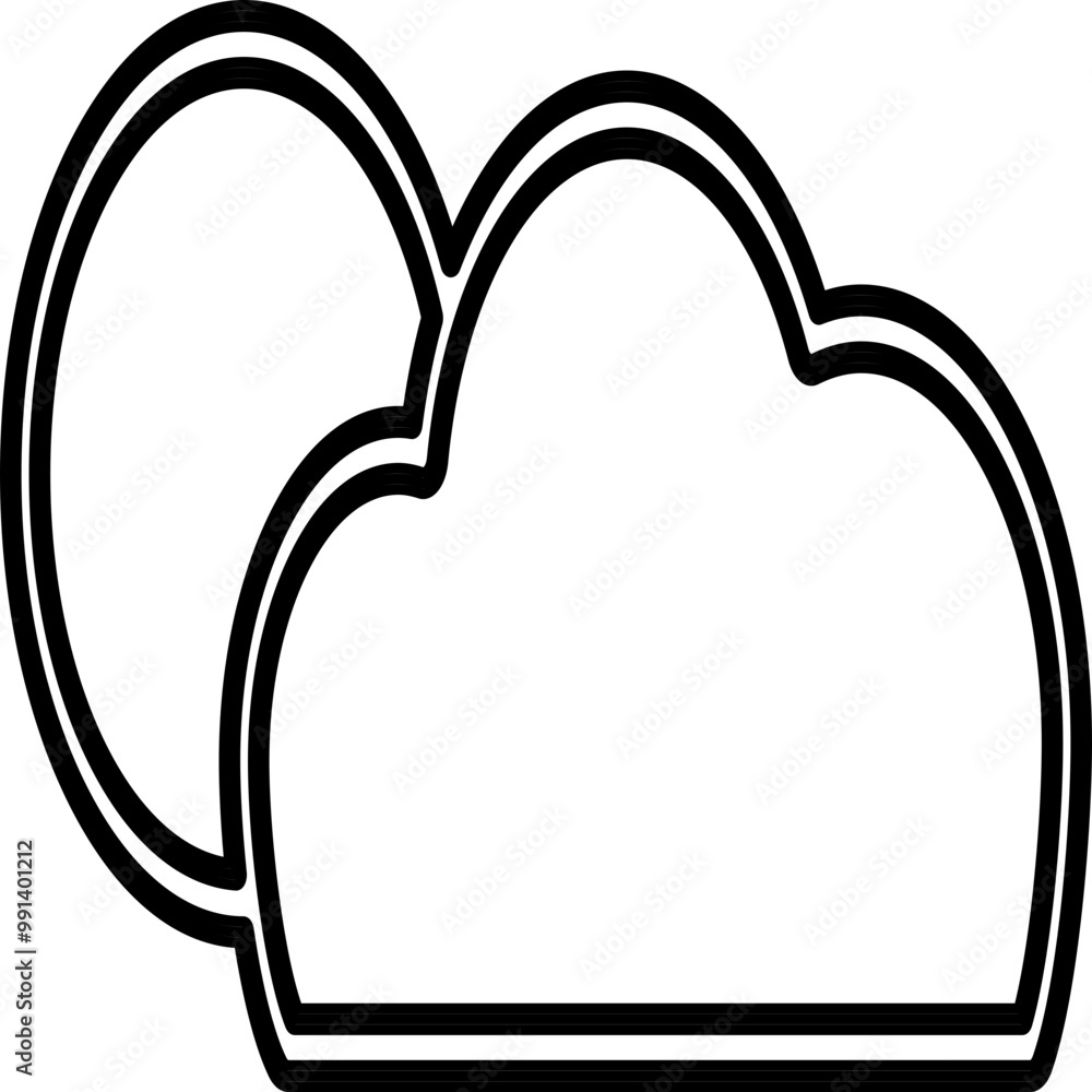 Single isolated icon with outline style icon on white background Single isolated icon with outline style icon on white background