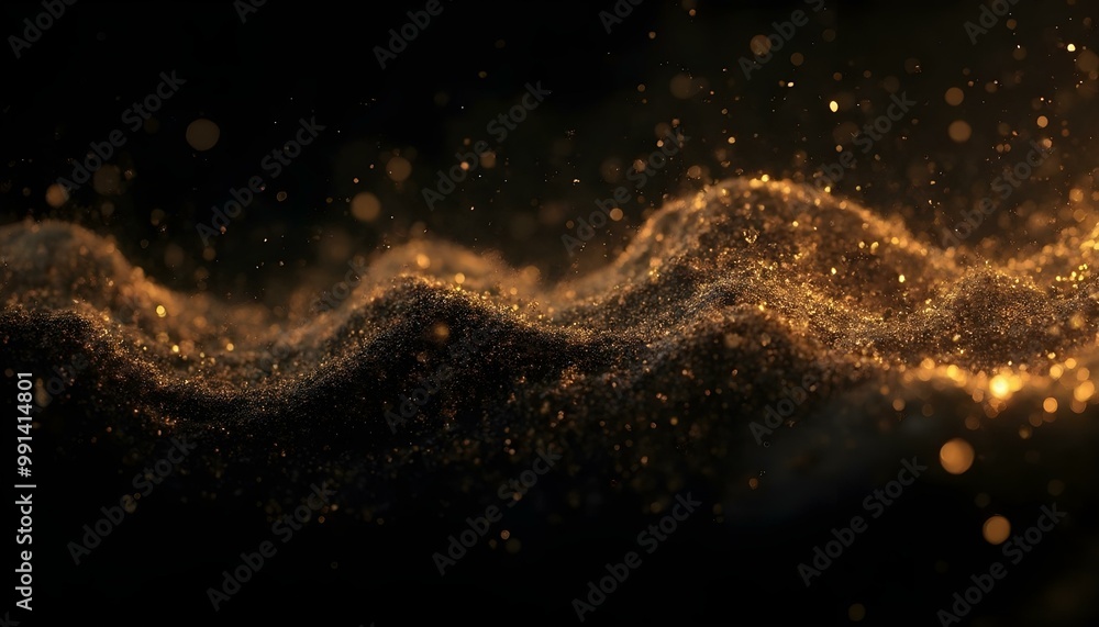 Fototapeta premium snake in the night sky