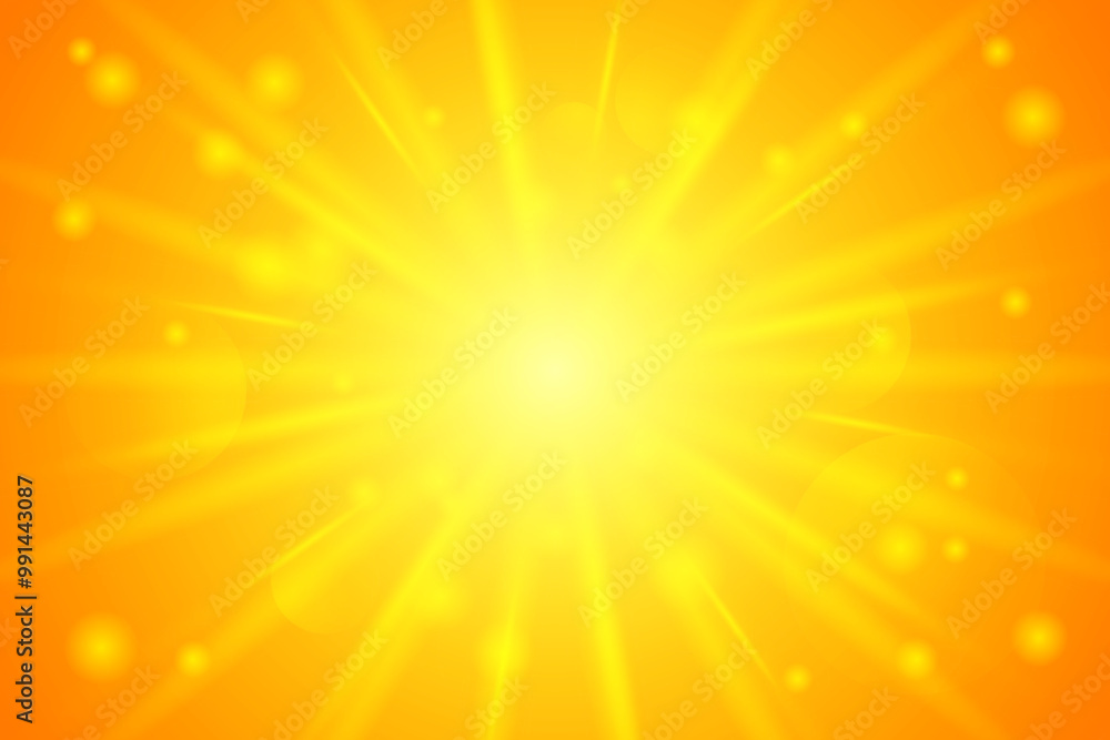 Orange Sunburst Pattern Background. Rays. Radial. Summer Banner. Vector Illustration. Abstract Autumn Wallpaper Orange Sunburst Pattern Background. Rays. Radial. Summer Banner. Vector Illustration. Abstract Autumn Wallpaper