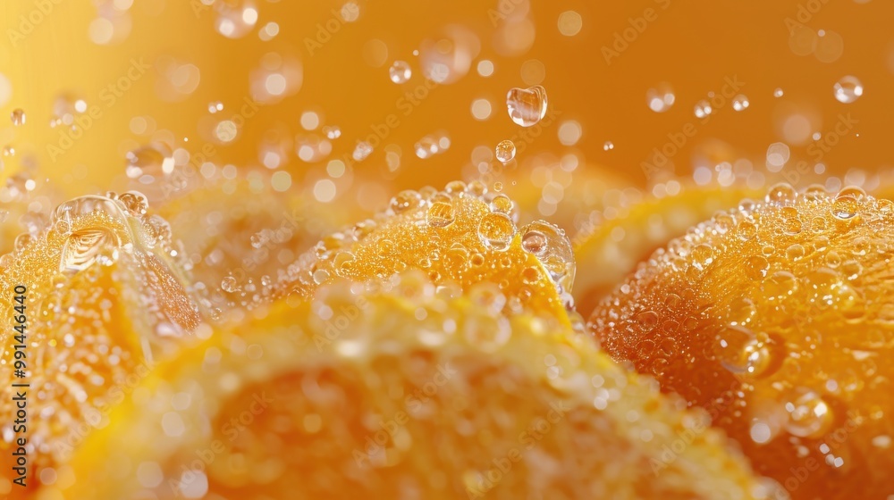Refreshing Orange Splash: Juicy orange slices submerged in a vibrant water splash, capturing the essence of freshness and vitality. Refreshing Orange Splash: Juicy orange slices submerged in a vibrant water splash, capturing the essence of freshness and vitality.