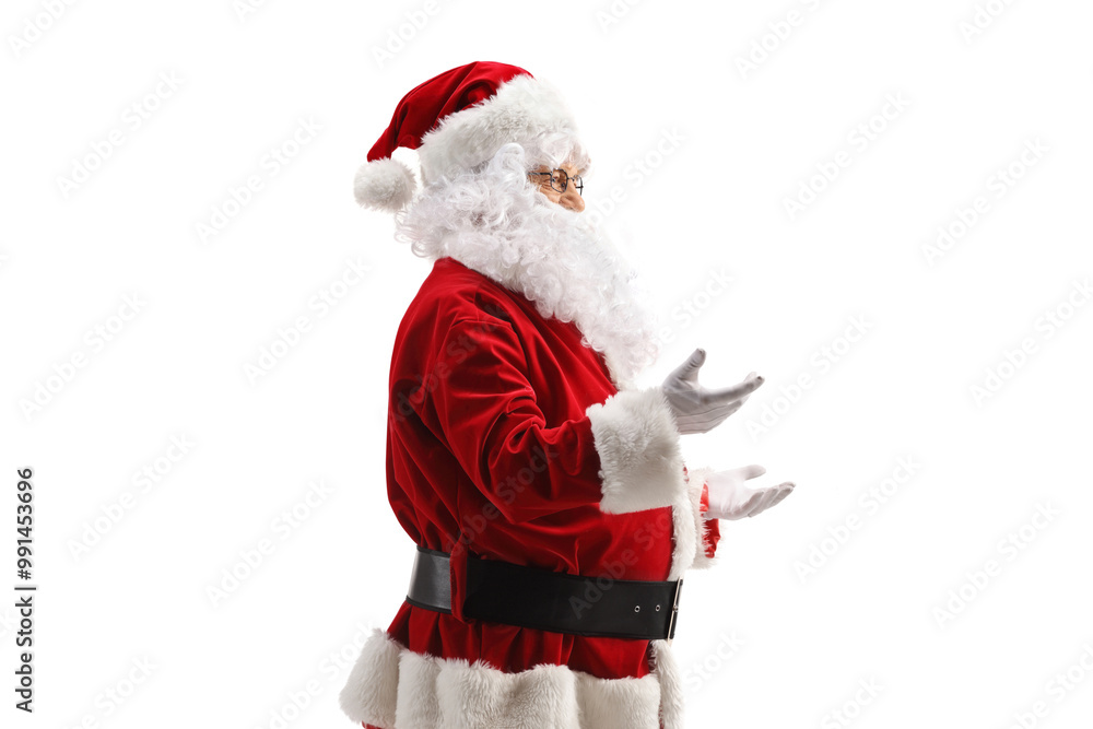 © Ljupco Smokovski - Santa Claus geaturing with hands and talking © Ljupco Smokovski - Santa Claus geaturing with hands and talking