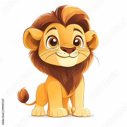 lion cartoon character photo