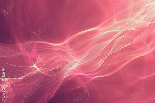 Soft red background, digital tech, elegant with texture.