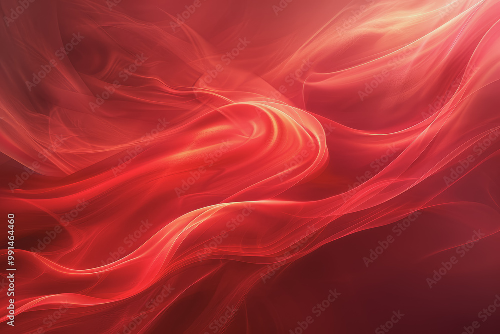 Obraz premium Soft red background, digital tech, elegant with texture.