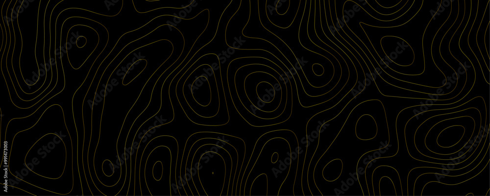 Vector Geographic Banner A Black and Gold Abstract Topographic Map with Wavy Terrain Lines and Contoured Relief for Travel and Exploration
Vector Geographic Banner A Black and Gold Abstract Topographic Map with Wavy Terrain Lines and Contoured Relief for Travel and Exploration