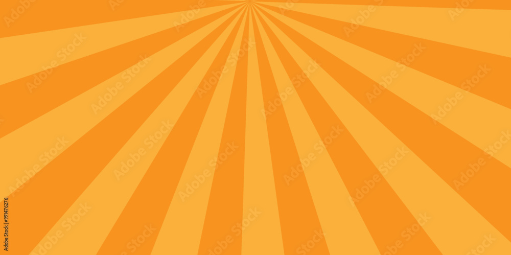 Vector Abstract orange sun rays and sunburst backdrop background. seamless retro vintage burst sunrise sunbeam element spiral striped illustration sunray template wallpaper design. Vector Abstract orange sun rays and sunburst backdrop background. seamless retro vintage burst sunrise sunbeam element spiral striped illustration sunray template wallpaper design.