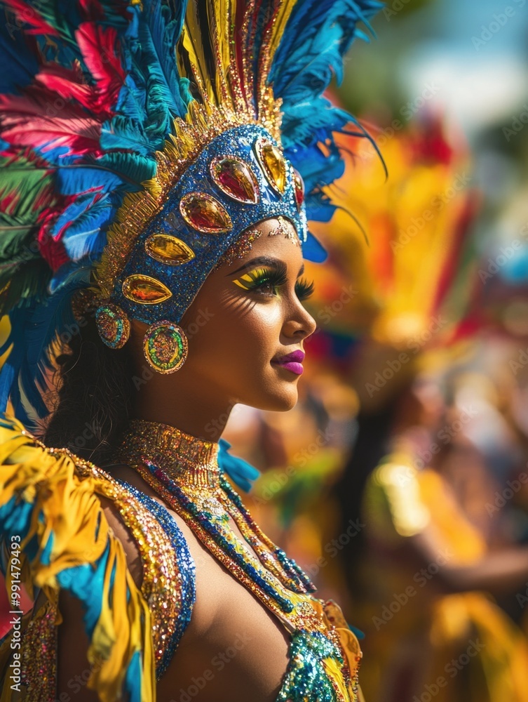 Colorful Carnival Costume Colorful Carnival Costume