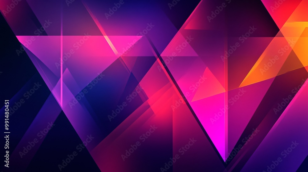 Abstract geometric background with pink, purple, and orange colors. Abstract geometric background with pink, purple, and orange colors.