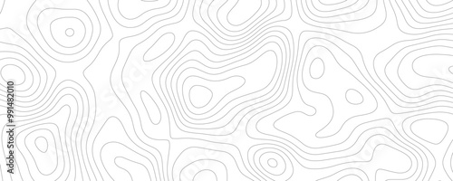 Wallpaper Mural Latitude and Terrain A Topographic Illustration of Contoured Land Patterns with Geometric Lines and Earth-inspired Relief for Hiking Exploration
 Torontodigital.ca