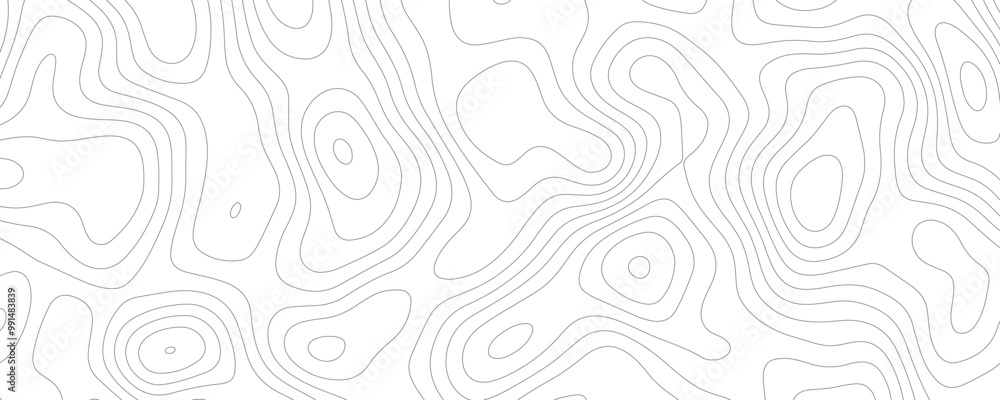 Abstract Topographic Design A Wavy Contour Map with Geometric Relief Patterns and White Lines in a Vector Terrain Illustration
Abstract Topographic Design A Wavy Contour Map with Geometric Relief Patterns and White Lines in a Vector Terrain Illustration