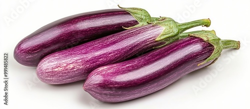 Wallpaper Mural Three Purple Striped Eggplants Torontodigital.ca