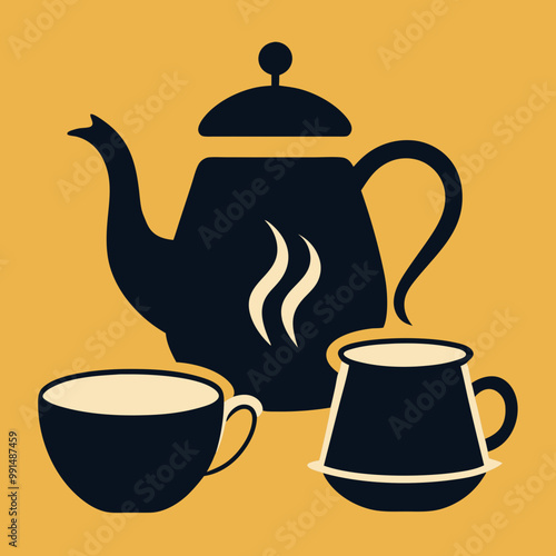 teapot and teacup