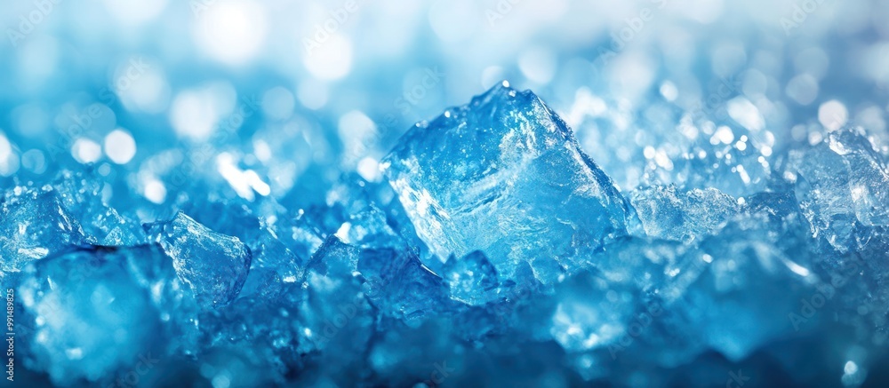 Close-up of Icy Crystals Close-up of Icy Crystals