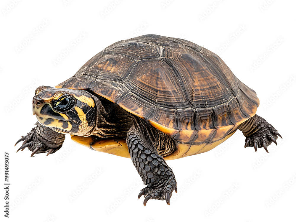 a turtle on a white background a turtle on a white background