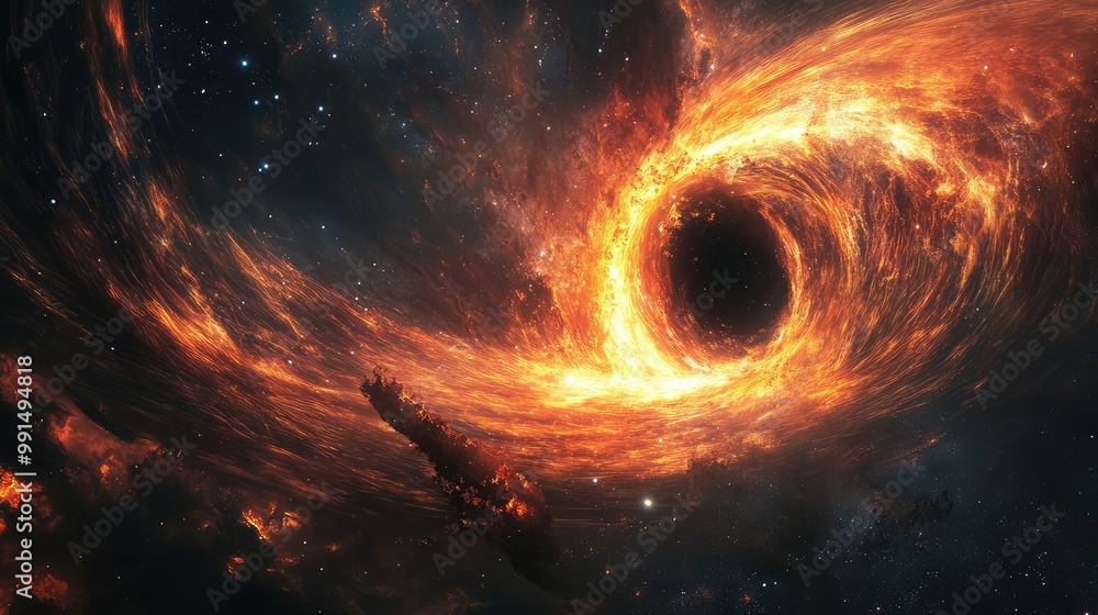 Collapsing star forming a black hole with intense gravitational effects Collapsing star forming a black hole with intense gravitational effects