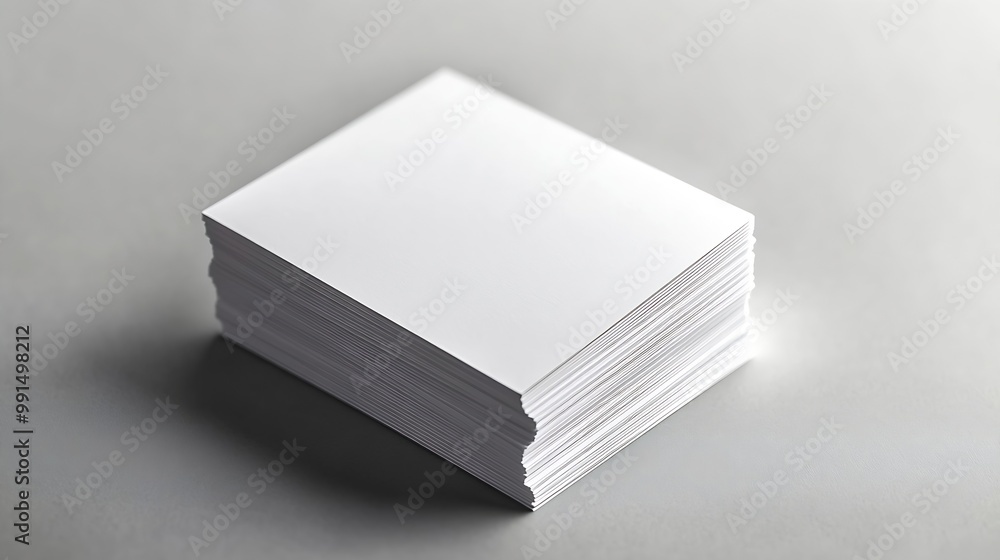 Business card isolated on white : Generative AI Business card isolated on white : Generative AI