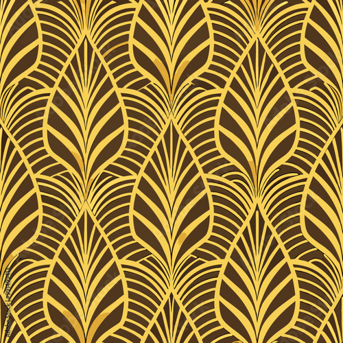 seamless pattern with leaves