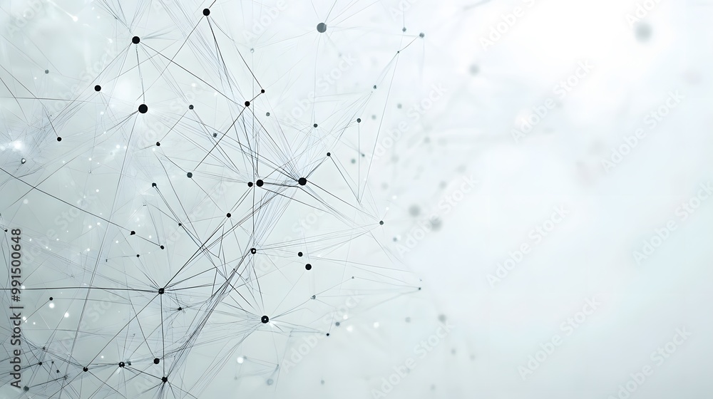 Abstract Network Structure with Interconnected Nodes Abstract Network Structure with Interconnected Nodes