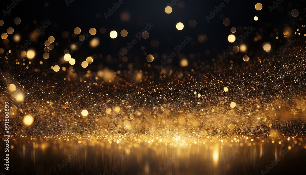 background of abstract glitter lights. gold and black. de focused. banner background of abstract glitter lights. gold and black. de focused. banner