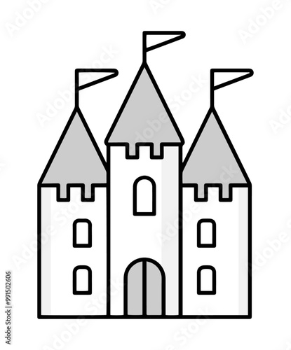 Zamek ilustracja