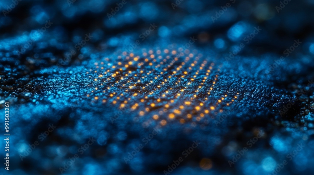 Abstract Blue and Gold Glitter Background Abstract Blue and Gold Glitter Background