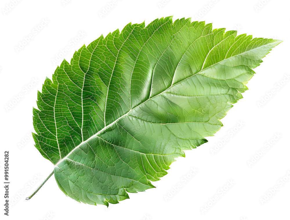 Green apple leaf isolated on transparent background Green apple leaf isolated on transparent background