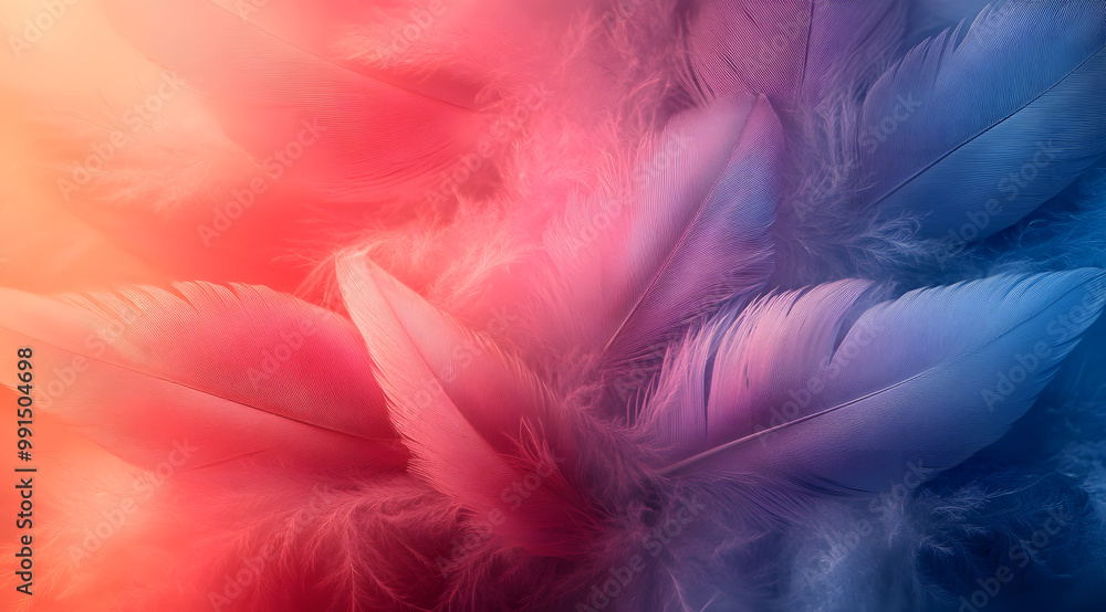 A Pastel-Colored Background with Feathers Featuring Soft Tones
A Pastel-Colored Background with Feathers Featuring Soft Tones