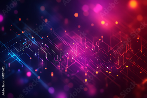 Abstract digital background images often feature futuristic designs with elements such as geometric shapes, gradients, lines, and data patterns