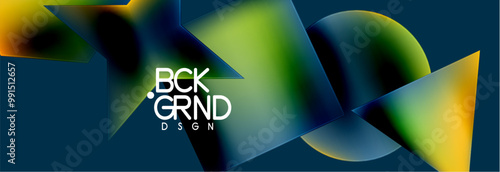 Fluid color geometric shapes abstract background. Vector Illustration For Wallpaper, Banner, Background, Card, Book Illustration, landing page