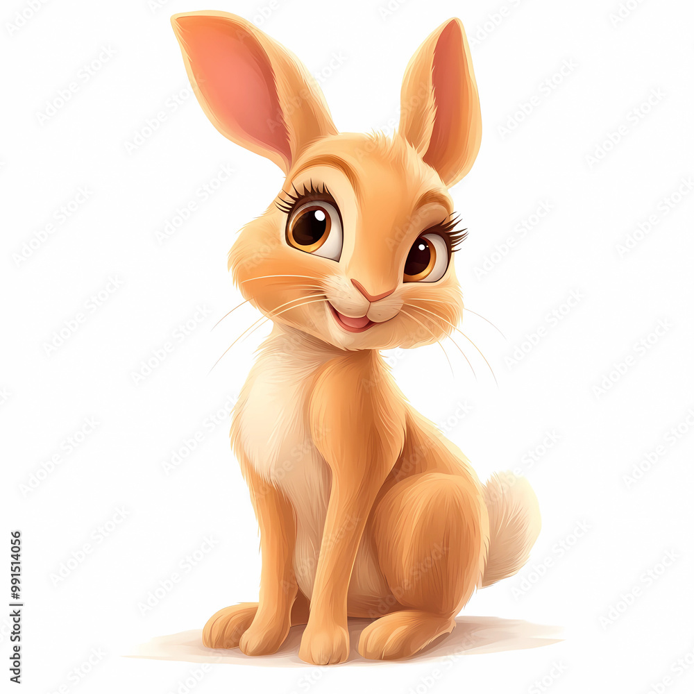 Fototapeta premium Cartoon rabbit