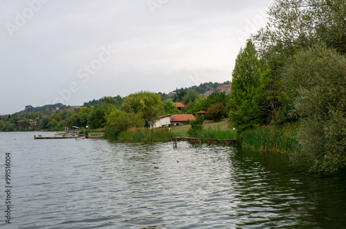 boat on the lake