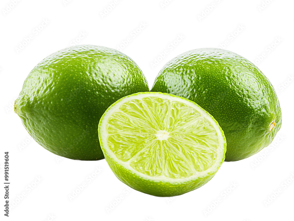 a limes and a slice of lime a limes and a slice of lime