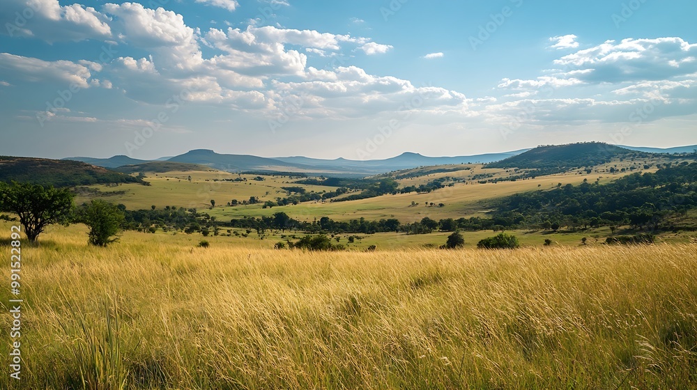 View of landscape from Kloppenheim Country Estate Machadodorp Province of Mpumalanga South Africa Africa : Generative AI View of landscape from Kloppenheim Country Estate Machadodorp Province of Mpumalanga South Africa Africa : Generative AI