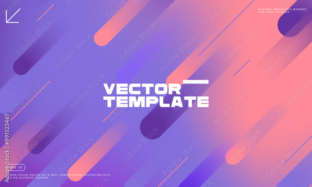 Minimal geometric background. Gradient shapes composition.
Minimal geometric background. Gradient shapes composition.