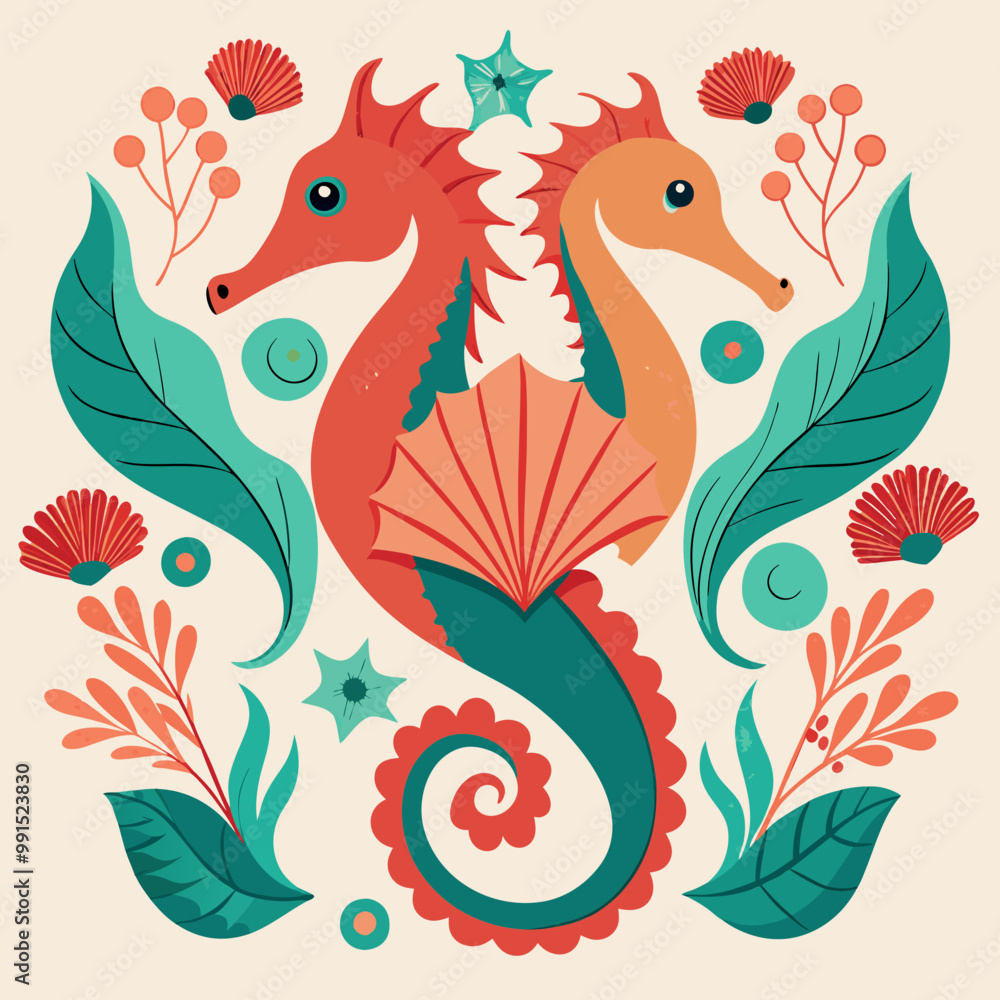 Obraz premium seamless pattern with birds