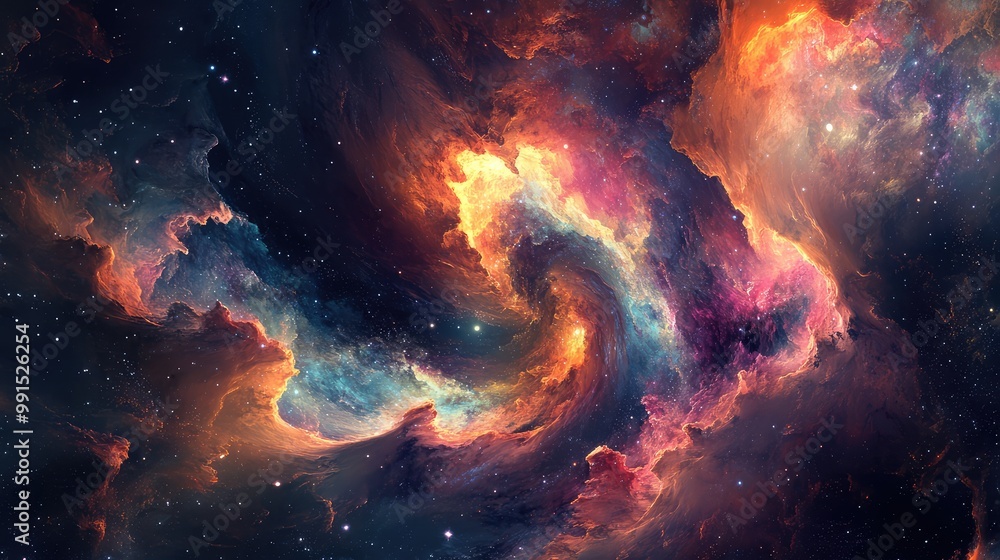Illustrate a tear in the fabric of space, with swirling colors and energy emanating from the rift, creating a surreal scene. Illustrate a tear in the fabric of space, with swirling colors and energy emanating from the rift, creating a surreal scene.