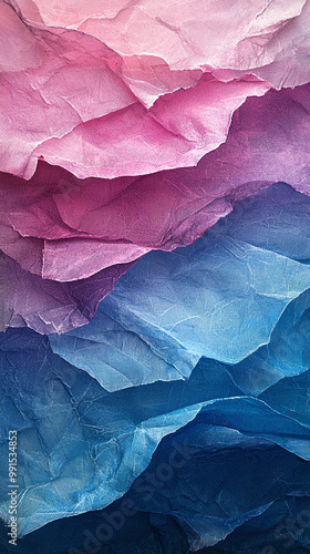 Wallpaper Mural Colorful Abstract Paper Texture with Pink and Blue Gradient Layers for Modern Artistic Background Torontodigital.ca
