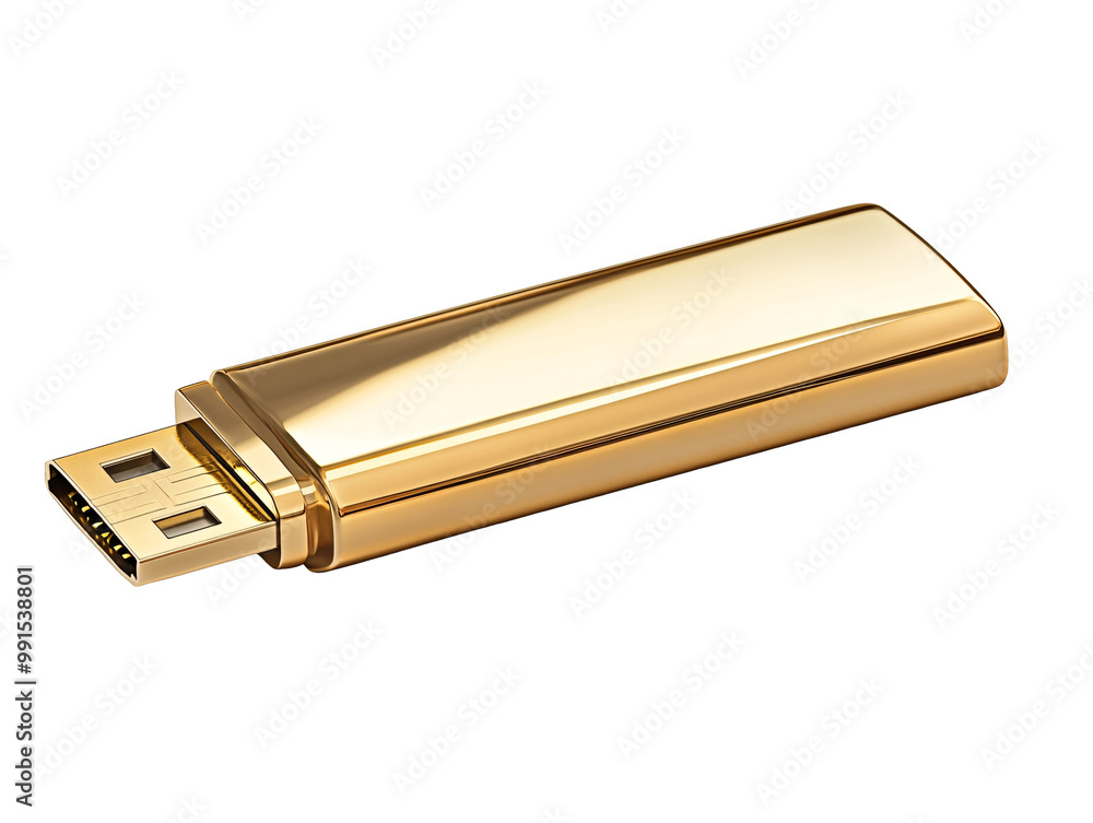 a gold usb flash drive a gold usb flash drive