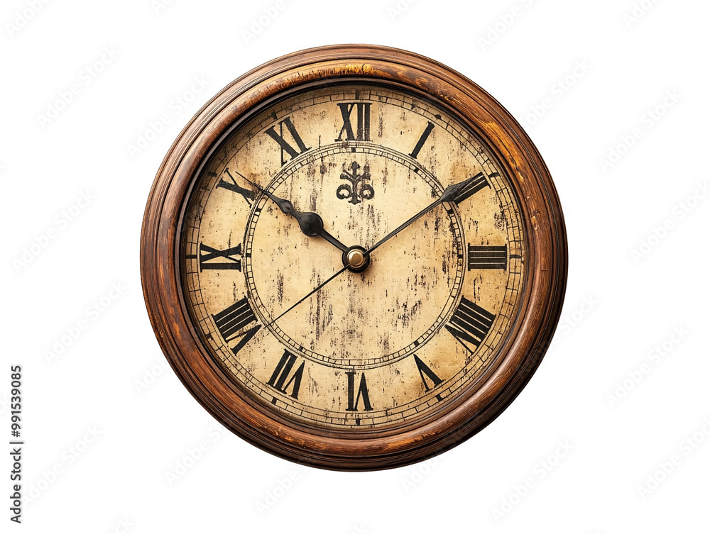 a clock with roman numerals a clock with roman numerals