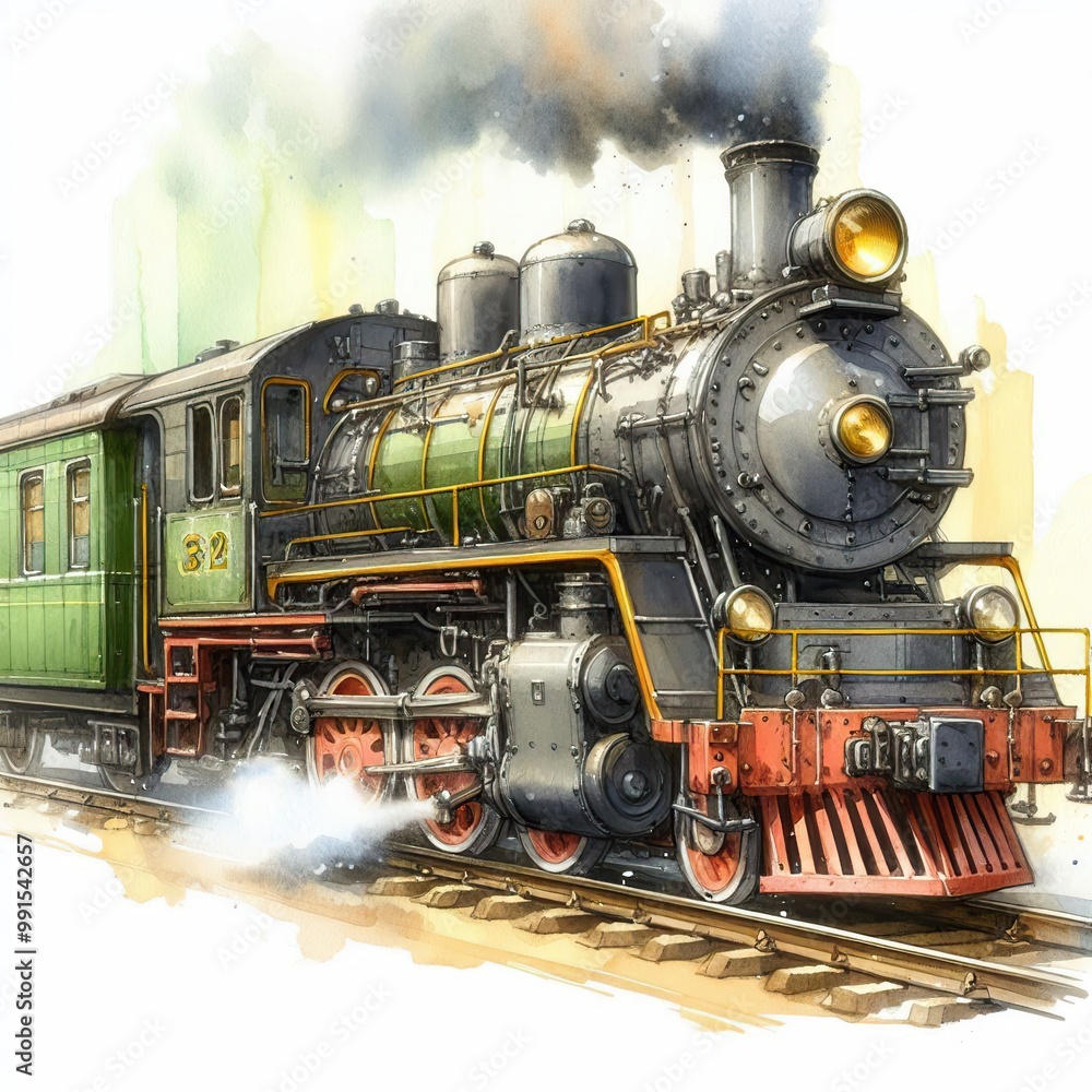 Fototapeta premium old locomotive