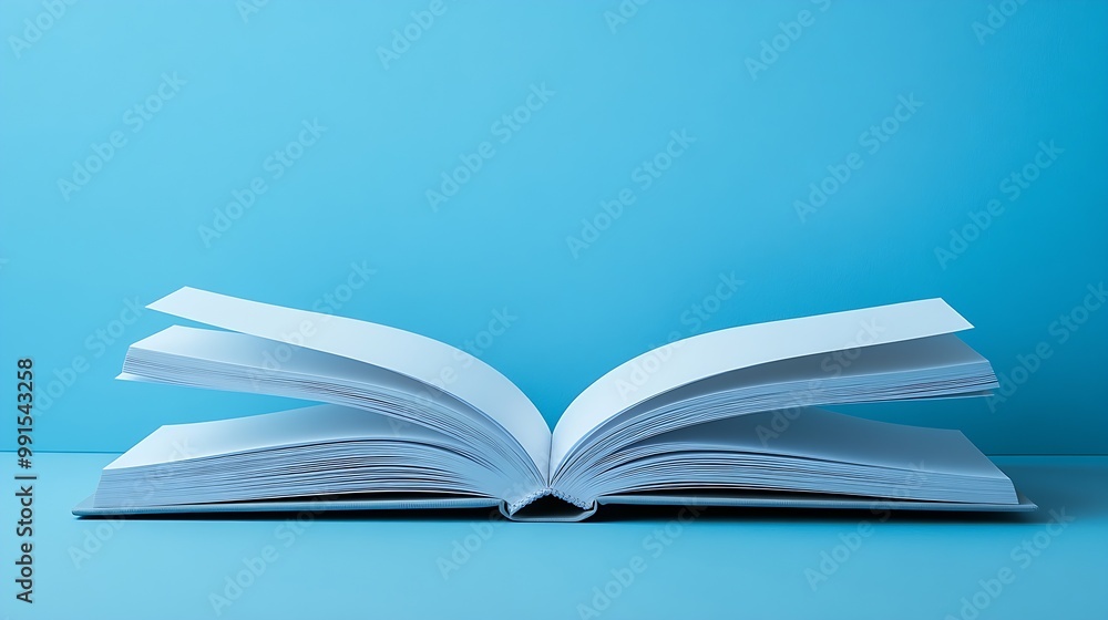 Blank catalog magazine book template with soft shadows Ready for your design : Generative AI Blank catalog magazine book template with soft shadows Ready for your design : Generative AI