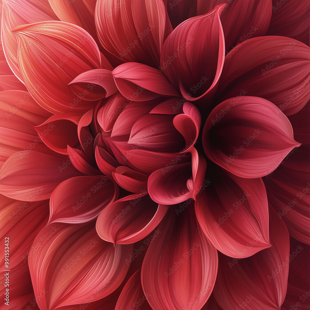 Close-up of vibrant red dahlia petals in a stunning floral pattern
Close-up of vibrant red dahlia petals in a stunning floral pattern