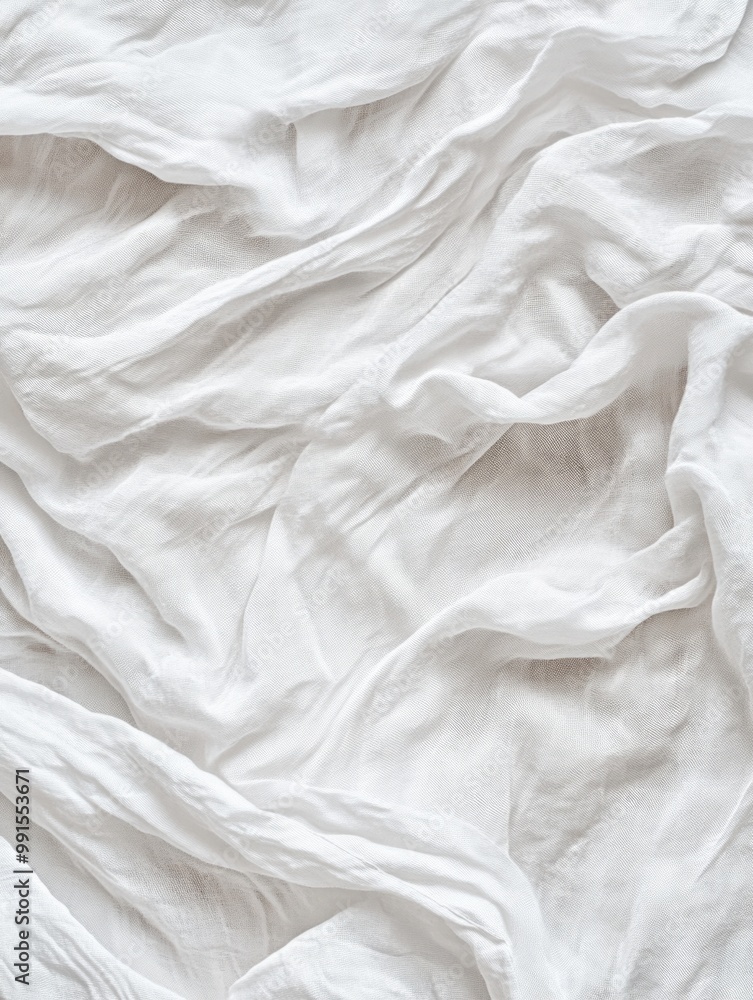 Obraz premium Elegant White Lace Textile Background