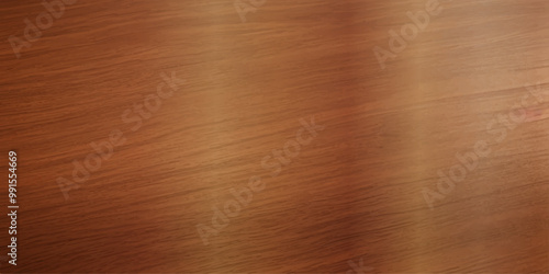 A close up of high gloss lacquered wood paneling with a deep rich brown color the reflective surf.deep brow wood planks with natural texture, wooden retro background, light wooden background, table	
