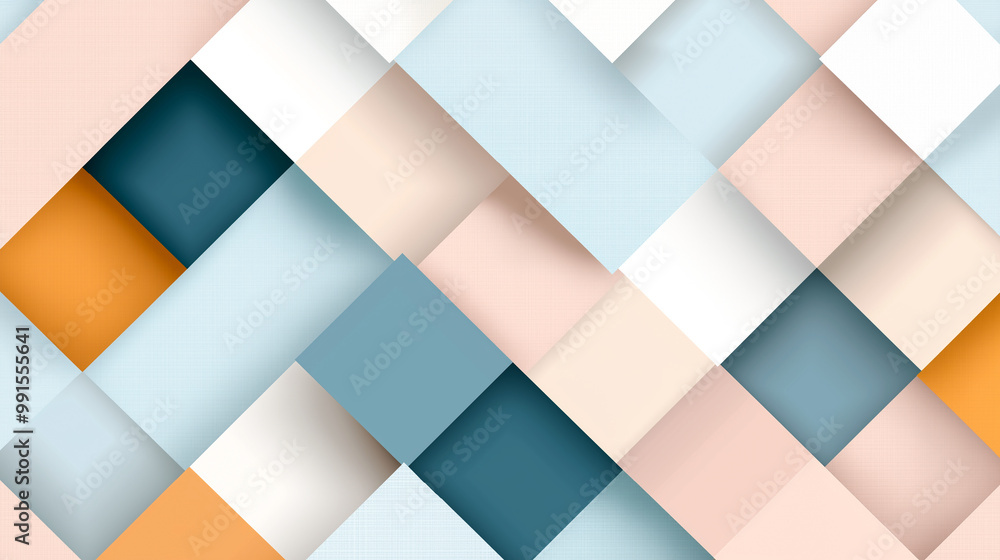 Soft pastel colors create simple geometric pattern, featuring overlapping shapes that evoke sense of calm and creativity. This design is perfect for modern decor or digital backgrounds Soft pastel colors create simple geometric pattern, featuring overlapping shapes that evoke sense of calm and creativity. This design is perfect for modern decor or digital backgrounds