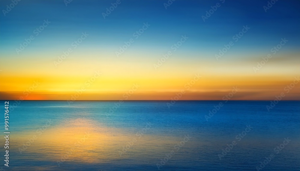 A gentle gradient transitions from warm yellow to cool blue, evoking a sense of tranquility A gentle gradient transitions from warm yellow to cool blue, evoking a sense of tranquility
