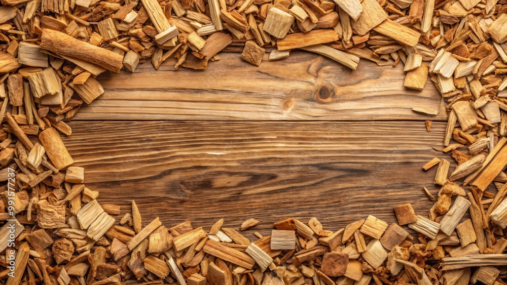 Wood Chips Texture Wooden Background Top View for Nature-Inspired Design Projects Wood Chips Texture Wooden Background Top View for Nature-Inspired Design Projects